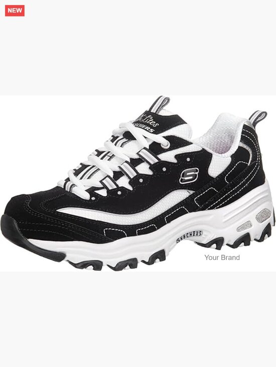 Amazon.com: Skechers Women Premium Trubuck Leather Mesh Lace-Up Fashion Sneaker Memory Foam